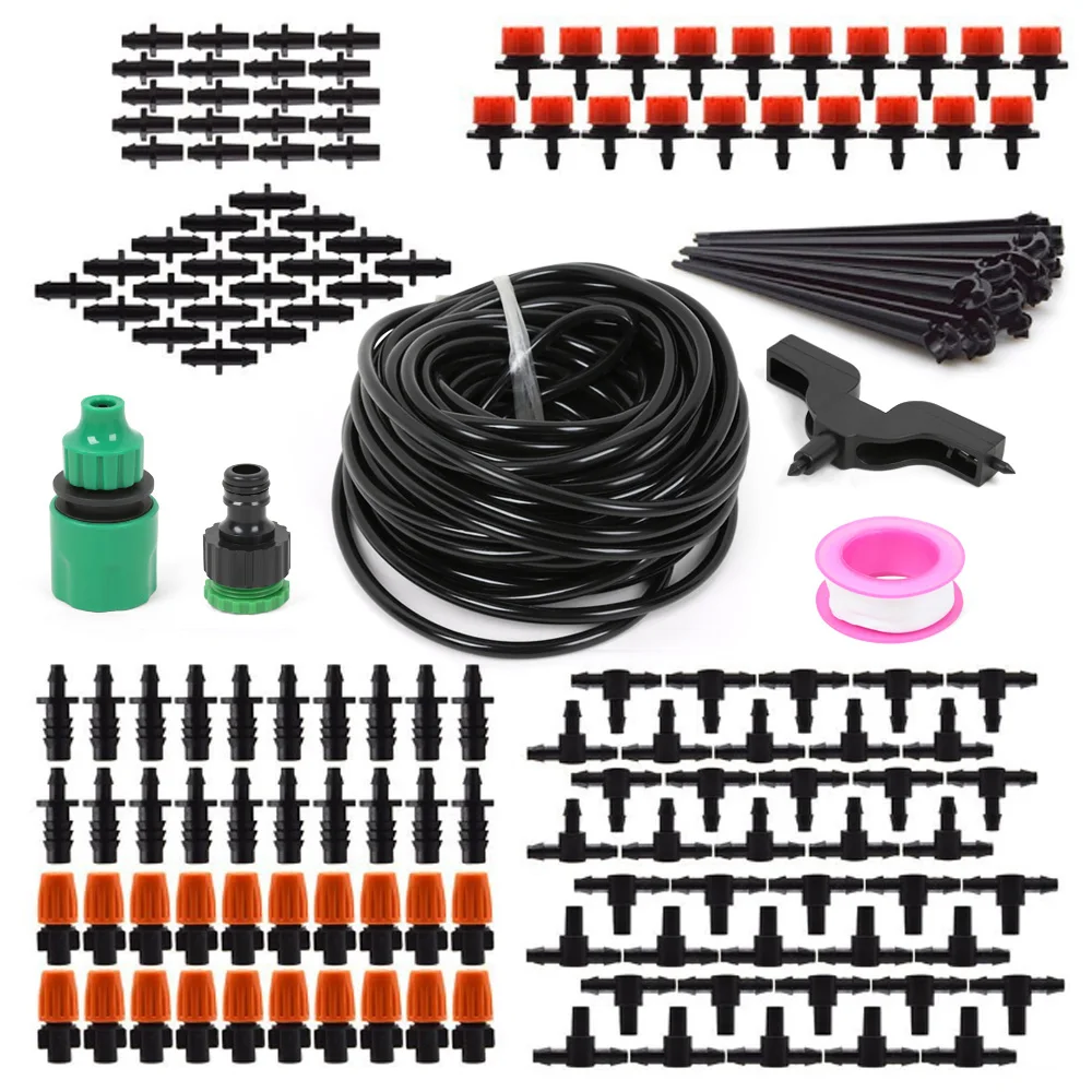 15M DIY Drip Irrigation System Automatic Watering Garden Hose Micro Drip Garden Watering Kits with Adjustable Drippers
15M DIY Drip Irrigation System Automatic Watering Garden Hose Micro Drip Garden Watering Kits with Adjustable Drippers