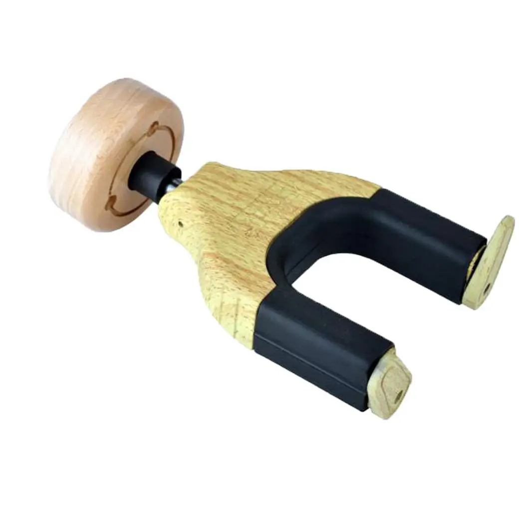Гитара из твердой древесины настенный крюк автоматический замок зерна