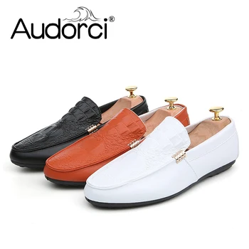Audorci 2019 Men's Casual Boat Peas Shoes Man Light Slip-On Flats Shoe Chaussure Homme Male Outdoor Loafers Shoe Size 39-44
Audorci 2019 Men's Casual Boat Peas Shoes Man Light Slip-On Flats Shoe Chaussure Homme Male Outdoor Loafers Shoe Size 39-44