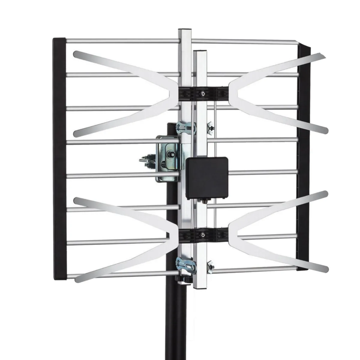 120 Miles Range Attic Digital Indoor Amplified TV Antenna Aluminium Outdoor Indoor HDTV Aerial Signal Booster Equipment Silver
120 Miles Range Attic Digital Indoor Amplified TV Antenna Aluminium Outdoor Indoor HDTV Aerial Signal Booster Equipment Silver