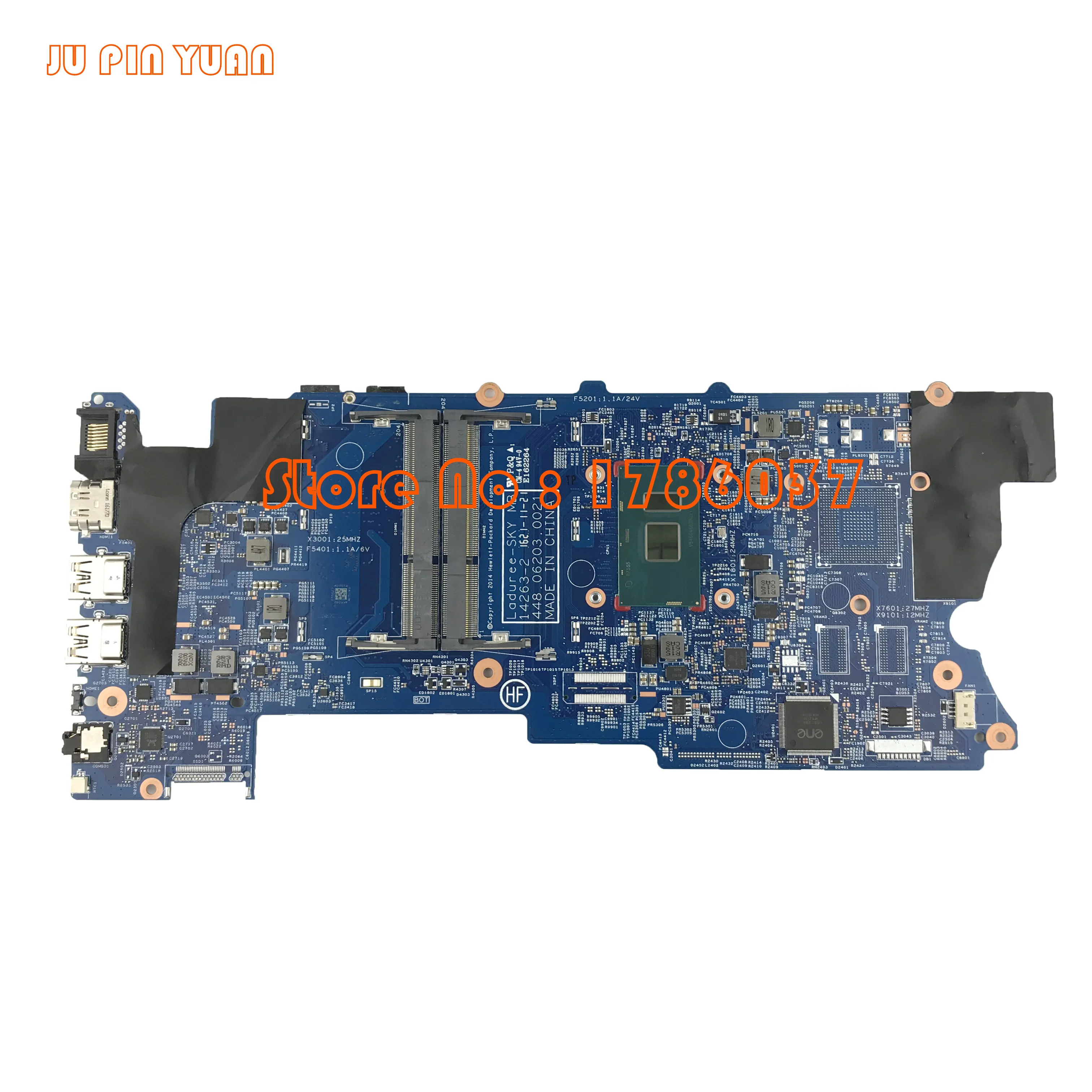 JU PIN YUAN 811095-601 811095-501 448.06202.0021 For HP Envy x360 15-W 15-W158CA M6-W Motherboard with i5-6200U fully Tested
JU PIN YUAN 811095-601 811095-501 448.06202.0021 For HP Envy x360 15-W 15-W158CA M6-W Motherboard with i5-6200U fully Tested