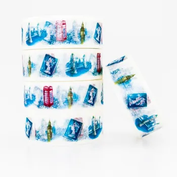 British Impression Pattern Washi masking tape sticky color decorative tape set DIY decoration office stationery scrapbook 1PCS
British Impression Pattern Washi masking tape sticky color decorative tape set DIY decoration office stationery scrapbook 1PCS