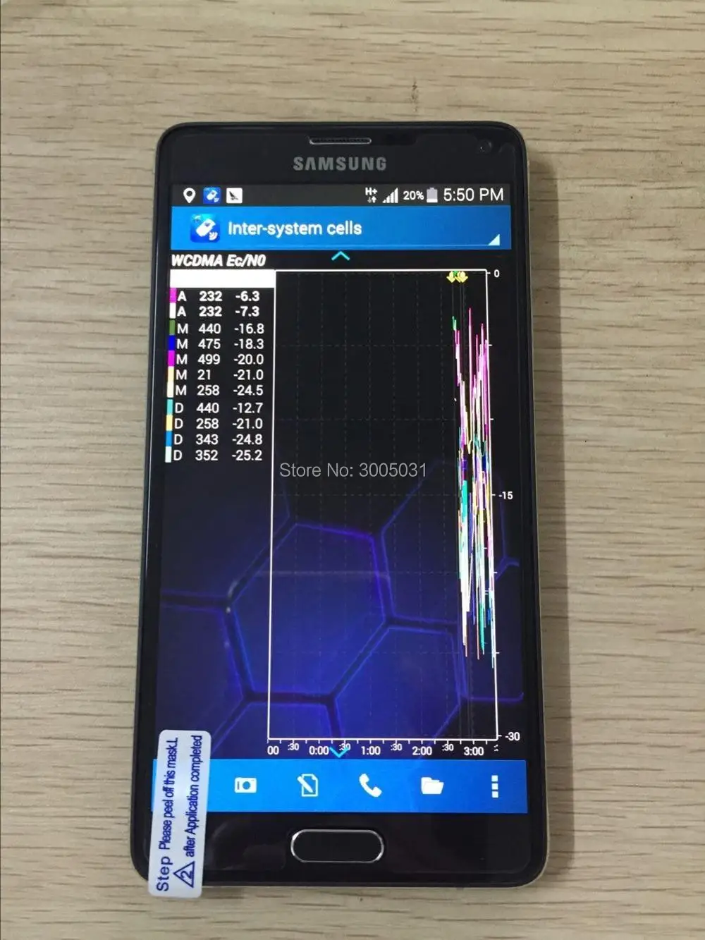 Free shipping dhl +Note4 N910F nemo handy & NMR , support 2CA ,polqa and qesq MOS .. ect test
Free shipping dhl +Note4 N910F nemo handy & NMR , support 2CA ,polqa and qesq MOS .. ect test