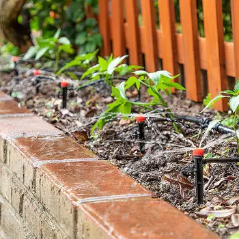 50 Pcs/Set Black Adjustable Dripper Irrigation Inserting Ground Garden Watering Aspersor Plant Sprinkler System Water Dispenser
50 Pcs/Set Black Adjustable Dripper Irrigation Inserting Ground Garden Watering Aspersor Plant Sprinkler System Water Dispenser
