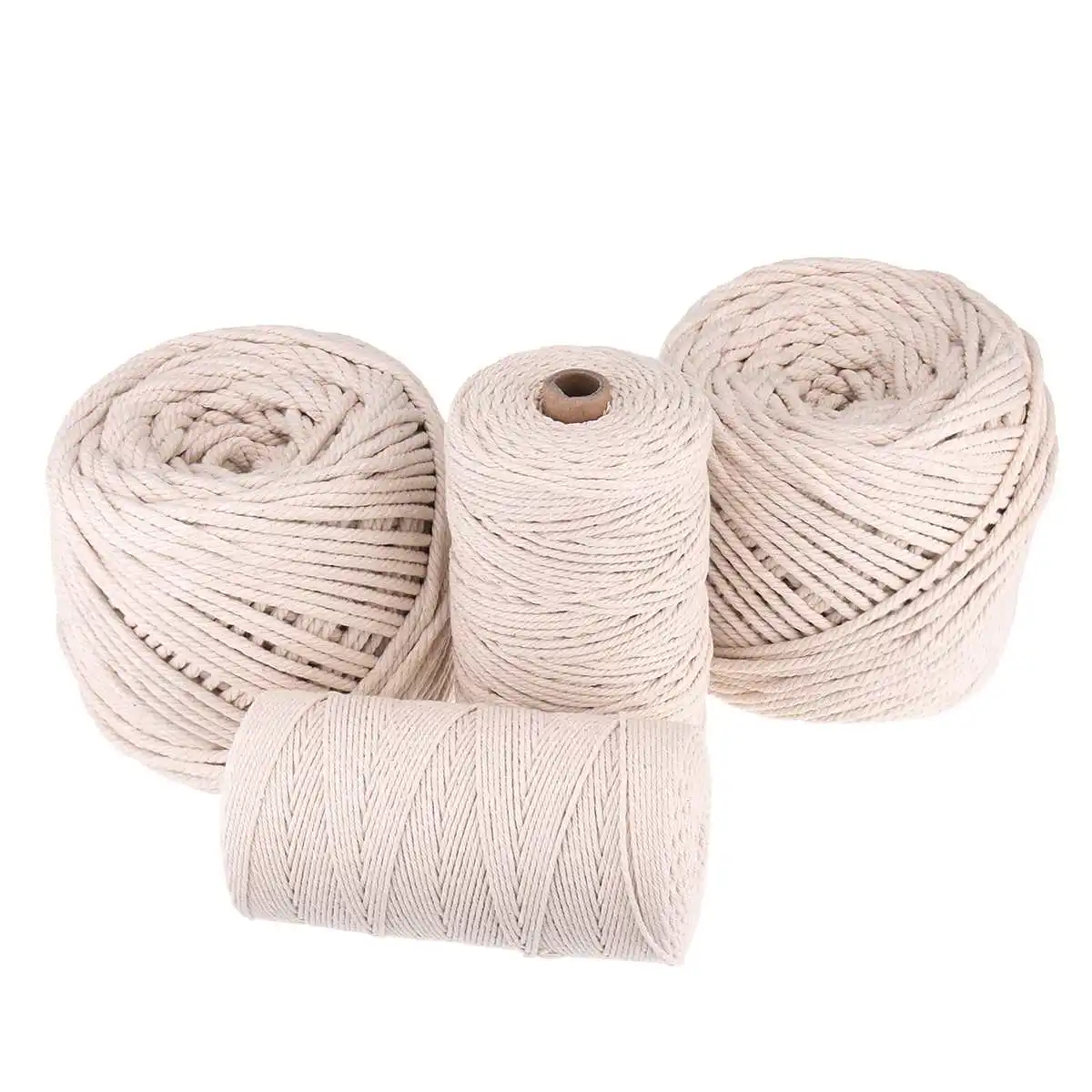 1/2/3/4/5mm 100-220M Cotton Twisted Cord Beige Macrame String DIY Cord Crafting Rope Decor Handmade Tying Thread Braided Wire
1/2/3/4/5mm 100-220M Cotton Twisted Cord Beige Macrame String DIY Cord Crafting Rope Decor Handmade Tying Thread Braided Wire