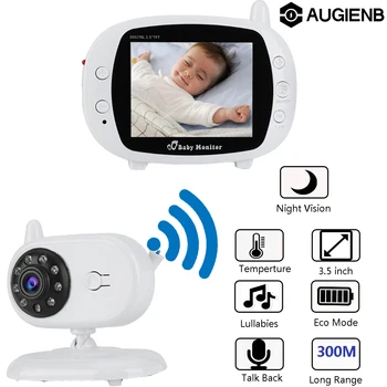 AUGIENB 3.5 inch WIFI Wireless Video Baby Monitor LCD Nanny Security IP Camera 300m Night Vision 2 Way Audio Talk
AUGIENB 3.5 inch WIFI Wireless Video Baby Monitor LCD Nanny Security IP Camera 300m Night Vision 2 Way Audio Talk