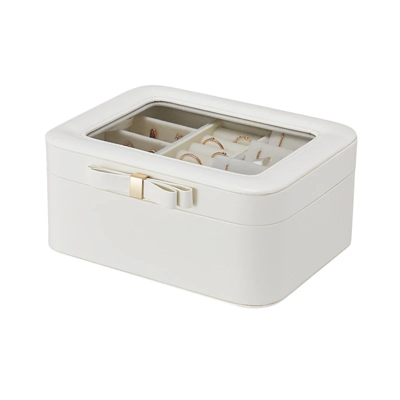 Double Layer Portable Travel Jewelry Box Pu Leather Display Organizer Storage Case For Earrings Necklace Rings
Double Layer Portable Travel Jewelry Box Pu Leather Display Organizer Storage Case For Earrings Necklace Rings