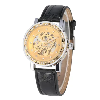 Diamond-encrusted Mechanical Watch for Women Men Fashion Transparent Dial Mechanical Watches Self Wind Mechanical wristwatches
Diamond-encrusted Mechanical Watch for Women Men Fashion Transparent Dial Mechanical Watches Self Wind Mechanical wristwatches