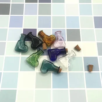 300pcs/lot Heart Shape 9 Color Glass Cork stopper drift Bottle Jars Vials Wishing Bottles DIY Pendant party decorative gifts
300pcs/lot Heart Shape 9 Color Glass Cork stopper drift Bottle Jars Vials Wishing Bottles DIY Pendant party decorative gifts