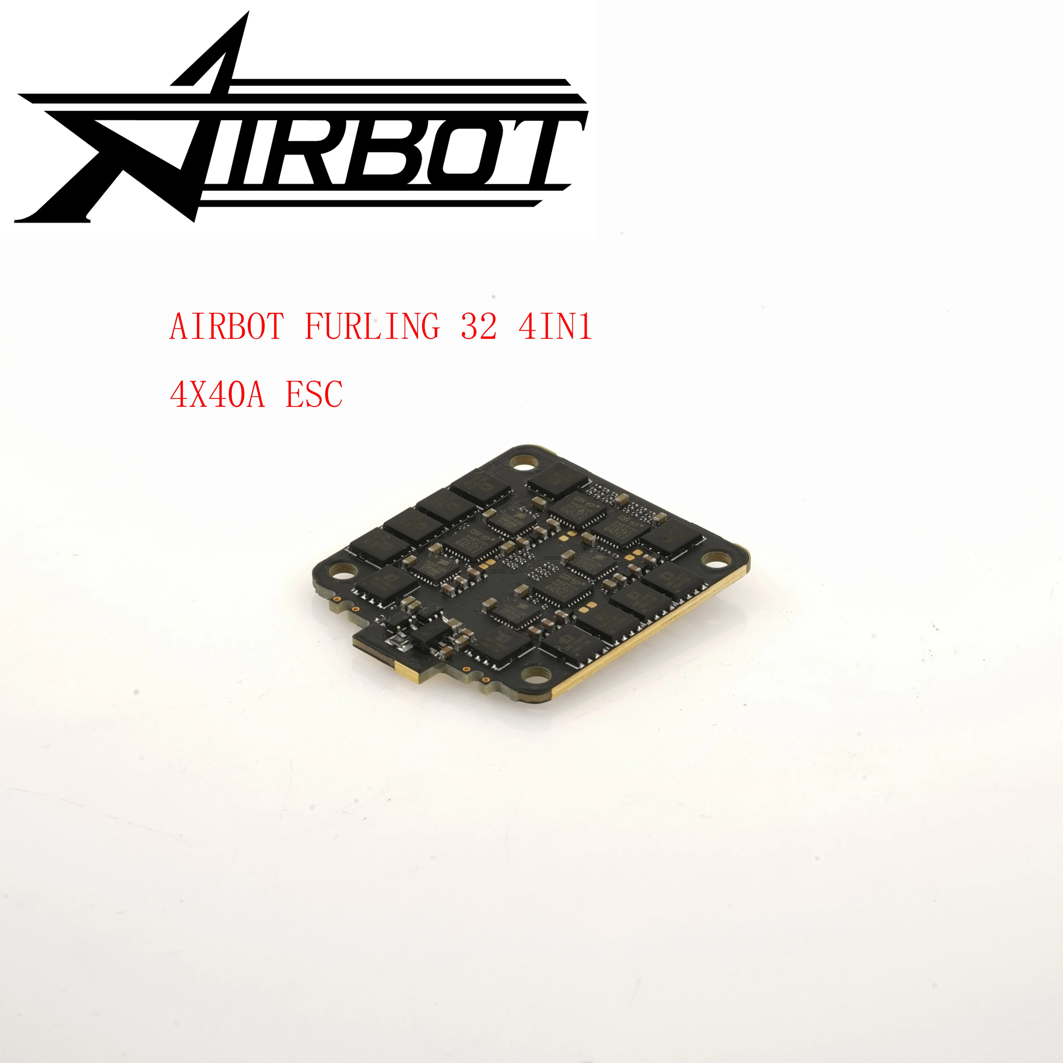 AIRBOT 45A ESC Furling32 4in1 with F3 MCU 32bit BLHELI ESC 4x45A for OMNIBUS F4 F7 controller and fpv Drone quadcopter
AIRBOT 45A ESC Furling32 4in1 with F3 MCU 32bit BLHELI ESC 4x45A for OMNIBUS F4 F7 controller and fpv Drone quadcopter