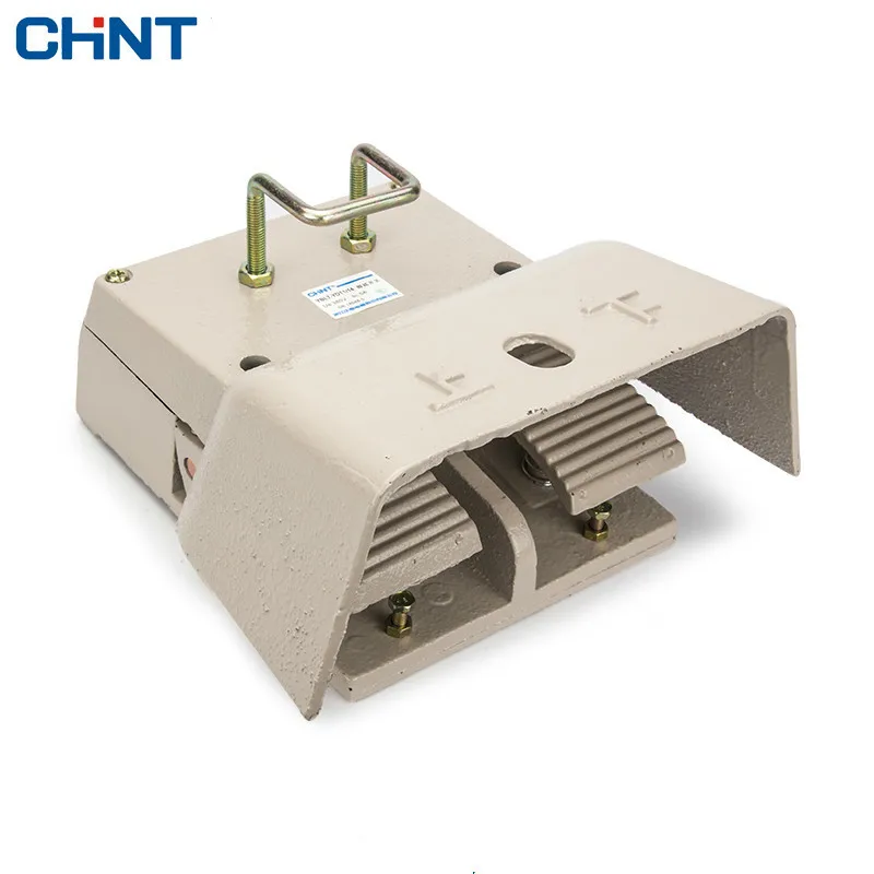 

CHINT Foot Switches Lathe Punch Machine Tool Pedal YBLT-1/14 Two-way Pedal Switch Bring Protect Shield