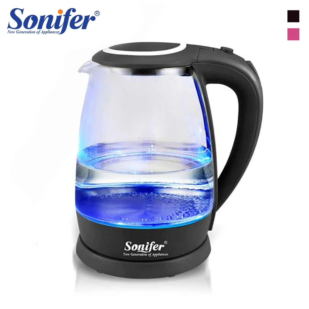 

1.8L Electric Kettle Glass 1800W Household Kitchen Quick Heating Electric Boiling Teapot Pot 220V Sonifer