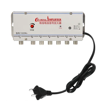 1 in 6 out CATV Cable TV Signal Amplifier AMP Antenna Booster Splitter Home-hold CATV Signal Amplifiers 45-1000MHz with US Plug
1 in 6 out CATV Cable TV Signal Amplifier AMP Antenna Booster Splitter Home-hold CATV Signal Amplifiers 45-1000MHz with US Plug