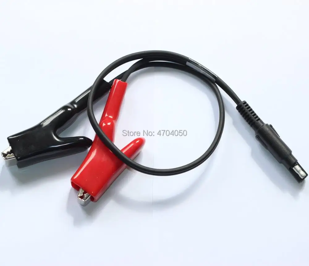 New TOPCON Cable with Heavy Duty alligator clips wired to Female SAE 2-pin connector cable
New TOPCON Cable with Heavy Duty alligator clips wired to Female SAE 2-pin connector cable