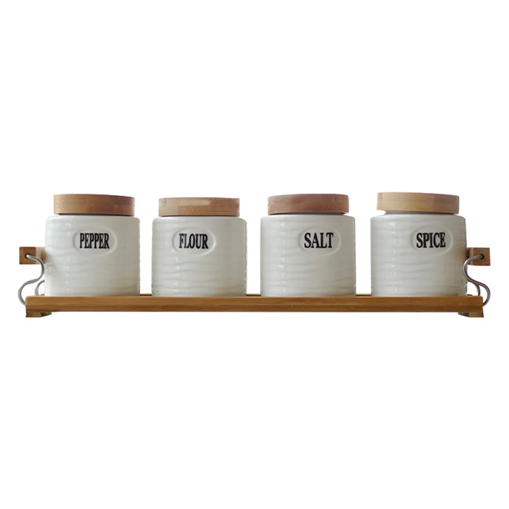 1Set Wood Cover Portable Ceramic Seasoning Box Condiment Pot Salt Box for Home Kitchen Restaurants
1Set Wood Cover Portable Ceramic Seasoning Box Condiment Pot Salt Box for Home Kitchen Restaurants