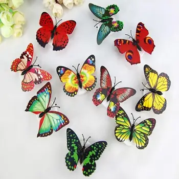 Colorful Changing LED Butterfly Wall Lamp Animal Shape Night Light Home Adhesive Wall Lamps Children Room Decor Led Lighting
Colorful Changing LED Butterfly Wall Lamp Animal Shape Night Light Home Adhesive Wall Lamps Children Room Decor Led Lighting