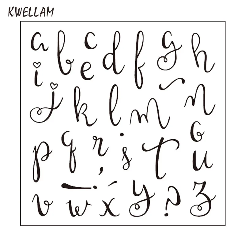 Letters English Alphabet Scrapbook DIY photo cards rubber stamp clear stamp transparent stamp 10x10cm KW7111101
Letters English Alphabet Scrapbook DIY photo cards rubber stamp clear stamp transparent stamp 10x10cm KW7111101