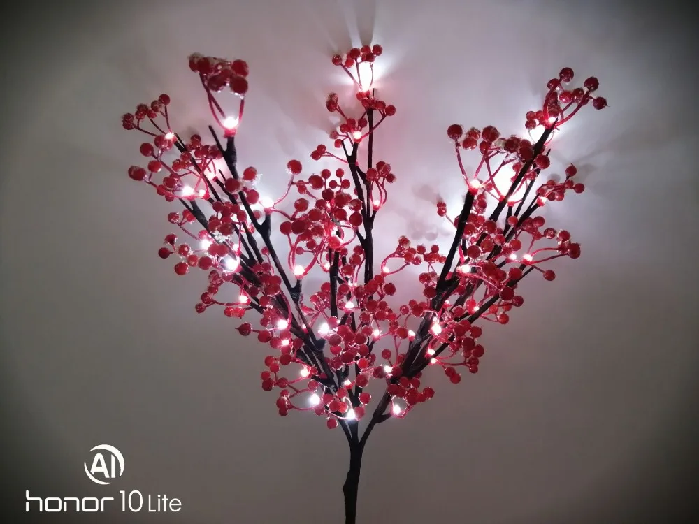 48L LED Red Berry Branch Lamp Vase Floral Lights Home Garden Desktop Party Decor Holiday Birthday Gift Blossom Branch Light
48L LED Red Berry Branch Lamp Vase Floral Lights Home Garden Desktop Party Decor Holiday Birthday Gift Blossom Branch Light