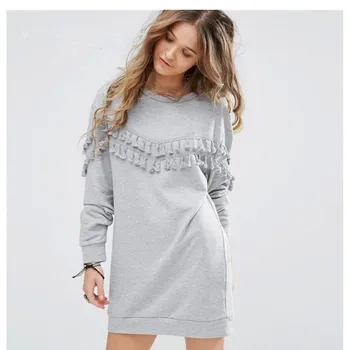 2018 Autumn New Pattern Tassels Long Sleeve Thickening Casual Hoodies Sweatshirt Women
2018 Autumn New Pattern Tassels Long Sleeve Thickening Casual Hoodies Sweatshirt Women