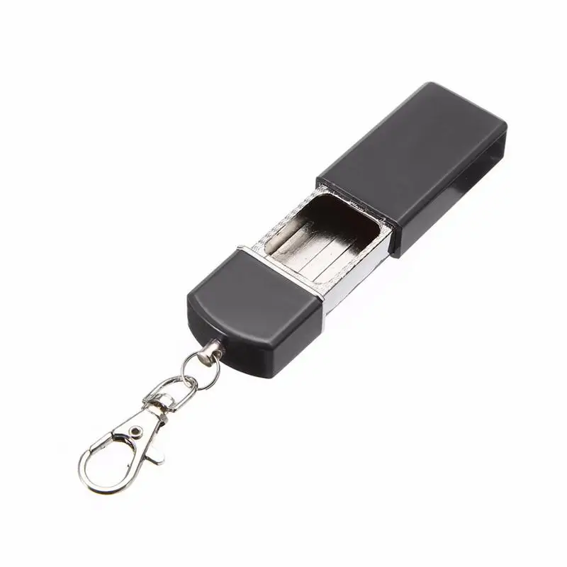 Metal Keyring Storage Box Ash Organizer Smoking Accessories Mini Portable Pocket Cigarette Ashtray Ash Holder Key Chain
Metal Keyring Storage Box Ash Organizer Smoking Accessories Mini Portable Pocket Cigarette Ashtray Ash Holder Key Chain