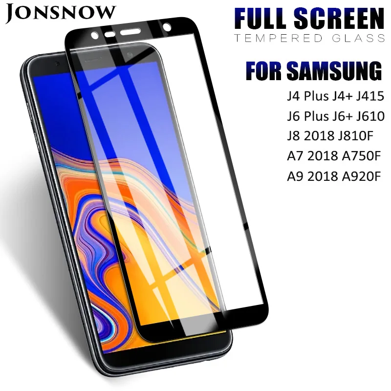 Full Cover Tempered Glass for Samsung Galaxy J4 Plus J6 Plus Screen Protector for Galaxy A7 2018 J8 2018 J7 Neo Protective Film
Full Cover Tempered Glass for Samsung Galaxy J4 Plus J6 Plus Screen Protector for Galaxy A7 2018 J8 2018 J7 Neo Protective Film