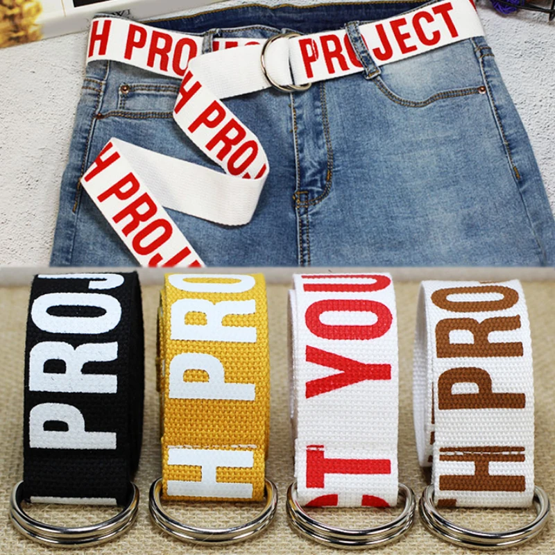 LNRRABC Double Buckle Belts Women D Shaped Student Canvas Nylon Adult 1PC Adjustable Simple Letter Print Wide Men Waistband
LNRRABC Double Buckle Belts Women D Shaped Student Canvas Nylon Adult 1PC Adjustable Simple Letter Print Wide Men Waistband