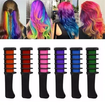 1PC 6Colors Temporary Hair Chalk Color Comb Dye Kits Disposable Cosplay Party Hairs Dyeing Hair Color Combs
1PC 6Colors Temporary Hair Chalk Color Comb Dye Kits Disposable Cosplay Party Hairs Dyeing Hair Color Combs