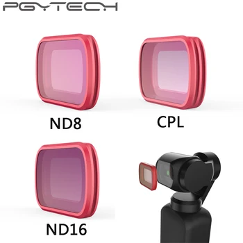3Pcs PGYTECH CPL + ND8 + ND16 Filter Kit set for DJI OSMO Pocket Camera Lens Filters Accessories
3Pcs PGYTECH CPL + ND8 + ND16 Filter Kit set for DJI OSMO Pocket Camera Lens Filters Accessories