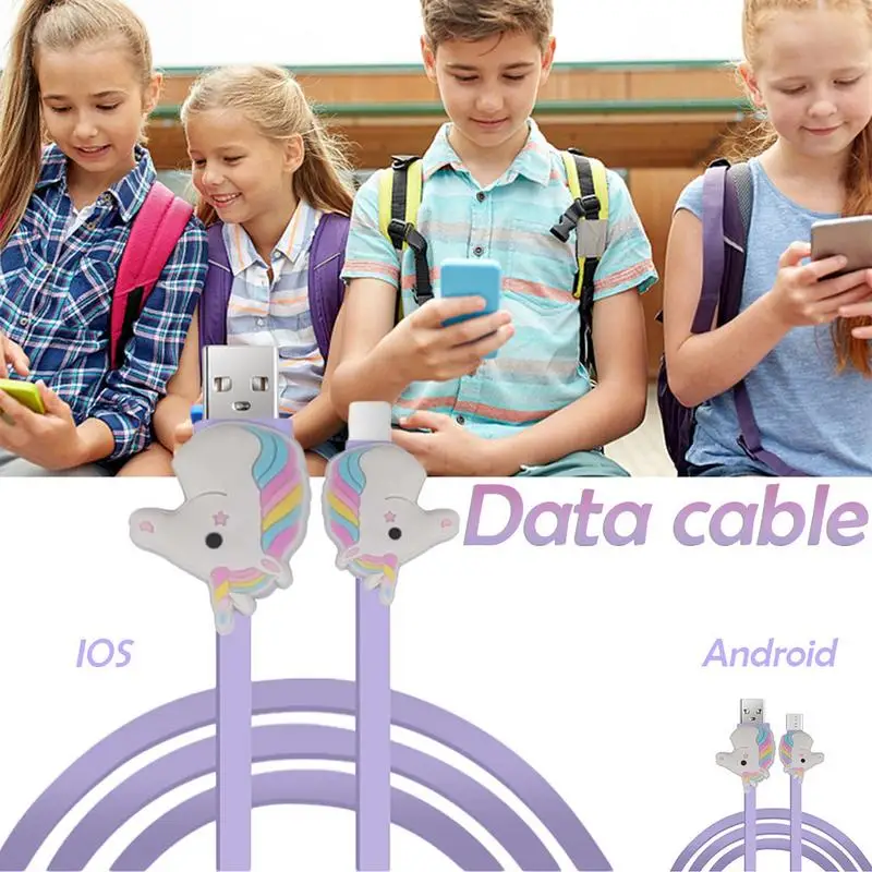 New Cartoon Data Cable For Android Apple Mobile Phone Charging Cable Rainbow Horse Unicorn MICRO Data Cable High Quality Useful
New Cartoon Data Cable For Android Apple Mobile Phone Charging Cable Rainbow Horse Unicorn MICRO Data Cable High Quality Useful