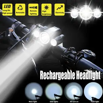 T6 LED Bicycle Lights Front Bicycle light Bike Lamp Rechargeable Bike Headlight Torch Cycling Headlamp Battery+Charger+ Bracket
T6 LED Bicycle Lights Front Bicycle light Bike Lamp Rechargeable Bike Headlight Torch Cycling Headlamp Battery+Charger+ Bracket