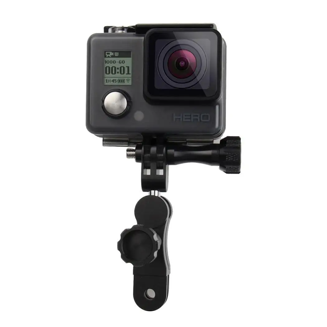 Алюминиевый сплав 360 градусов Поворотный кран адаптер Черный для GoPro |