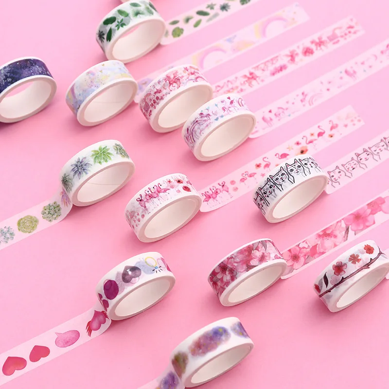 1PC Kawaii Flamingo Masking Tape Lovely Cat Washi Tape Decorative Adhesive Tape For Kids DIY Scrapbooking Diary Photos Album
1PC Kawaii Flamingo Masking Tape Lovely Cat Washi Tape Decorative Adhesive Tape For Kids DIY Scrapbooking Diary Photos Album