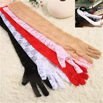 Women's Lengthened Summer Lace Sun Gloves Fingerless Gloves Anti-UV Sunscreen Protection Lace For Summer Driving
Women's Lengthened Summer Lace Sun Gloves Fingerless Gloves Anti-UV Sunscreen Protection Lace For Summer Driving