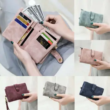 Fashion Women Short Wallet PU Leather Small Clutch Purse Card Holders Coin Purses
Fashion Women Short Wallet PU Leather Small Clutch Purse Card Holders Coin Purses