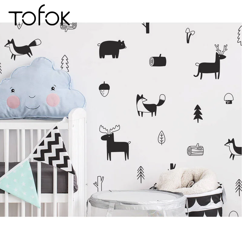 Tofok Forest Animals Tree Wall Stickers DIY Children Bedroom Wall Decor Decals Nursery Decor Wallpaper Cute Cartoon Wall Mural
Tofok Forest Animals Tree Wall Stickers DIY Children Bedroom Wall Decor Decals Nursery Decor Wallpaper Cute Cartoon Wall Mural