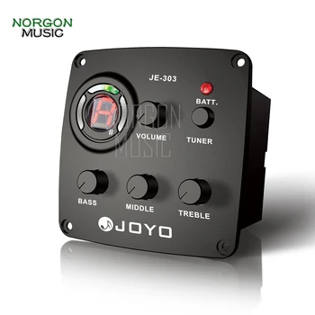 Joyo JE-303 3-Band EQ with Tuner Acoustic Guitar Parts and Accessories Pickup Preamp
Joyo JE-303 3-Band EQ with Tuner Acoustic Guitar Parts and Accessories Pickup Preamp