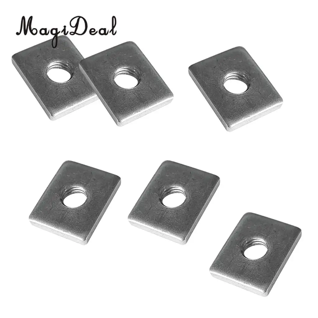 6 Pcs Durable Stainless Steel Screw Nut Hardware For Kayak Track/Rail Silver Canoe Fishing Inflatable Boat Accessories
6 Pcs Durable Stainless Steel Screw Nut Hardware For Kayak Track/Rail Silver Canoe Fishing Inflatable Boat Accessories
