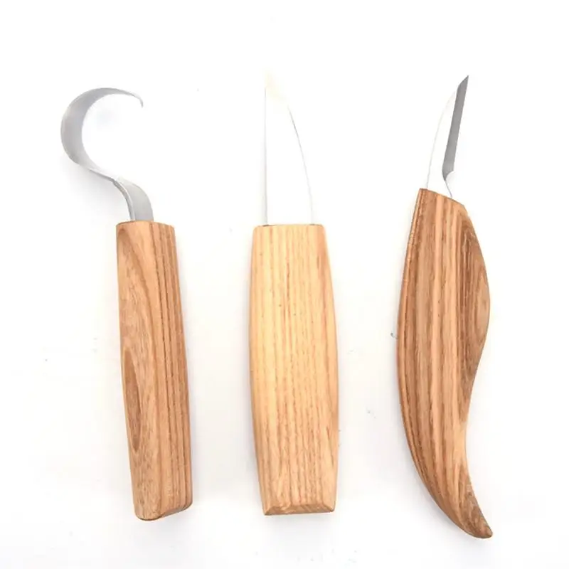 3pcs/Set High Manganese Steel Paring Wooden Engraving Knife DIY Spoon Wood Handle Carving Knife Woodcut Tools
3pcs/Set High Manganese Steel Paring Wooden Engraving Knife DIY Spoon Wood Handle Carving Knife Woodcut Tools
