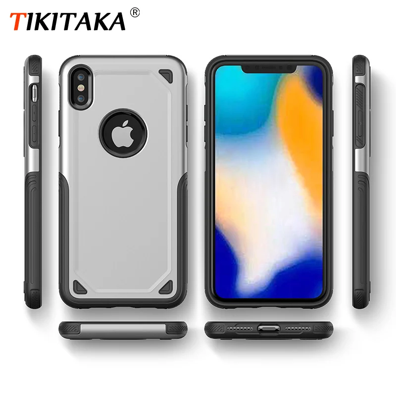 Military Shockproof Armor Phone Case For iPhone X XS Max XR 7 8 6 6S Plus Hybrid PC+TPU Slim Rugged Protective Case Defend Cover
Military Shockproof Armor Phone Case For iPhone X XS Max XR 7 8 6 6S Plus Hybrid PC+TPU Slim Rugged Protective Case Defend Cover
