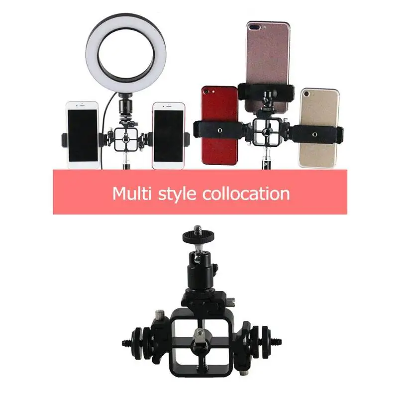 360 Degree Smartphone Stand Bracket Rack Cell Support Clip Phone Tripod 3 Position Phone Holder for take photo Broadcasting
360 Degree Smartphone Stand Bracket Rack Cell Support Clip Phone Tripod 3 Position Phone Holder for take photo Broadcasting