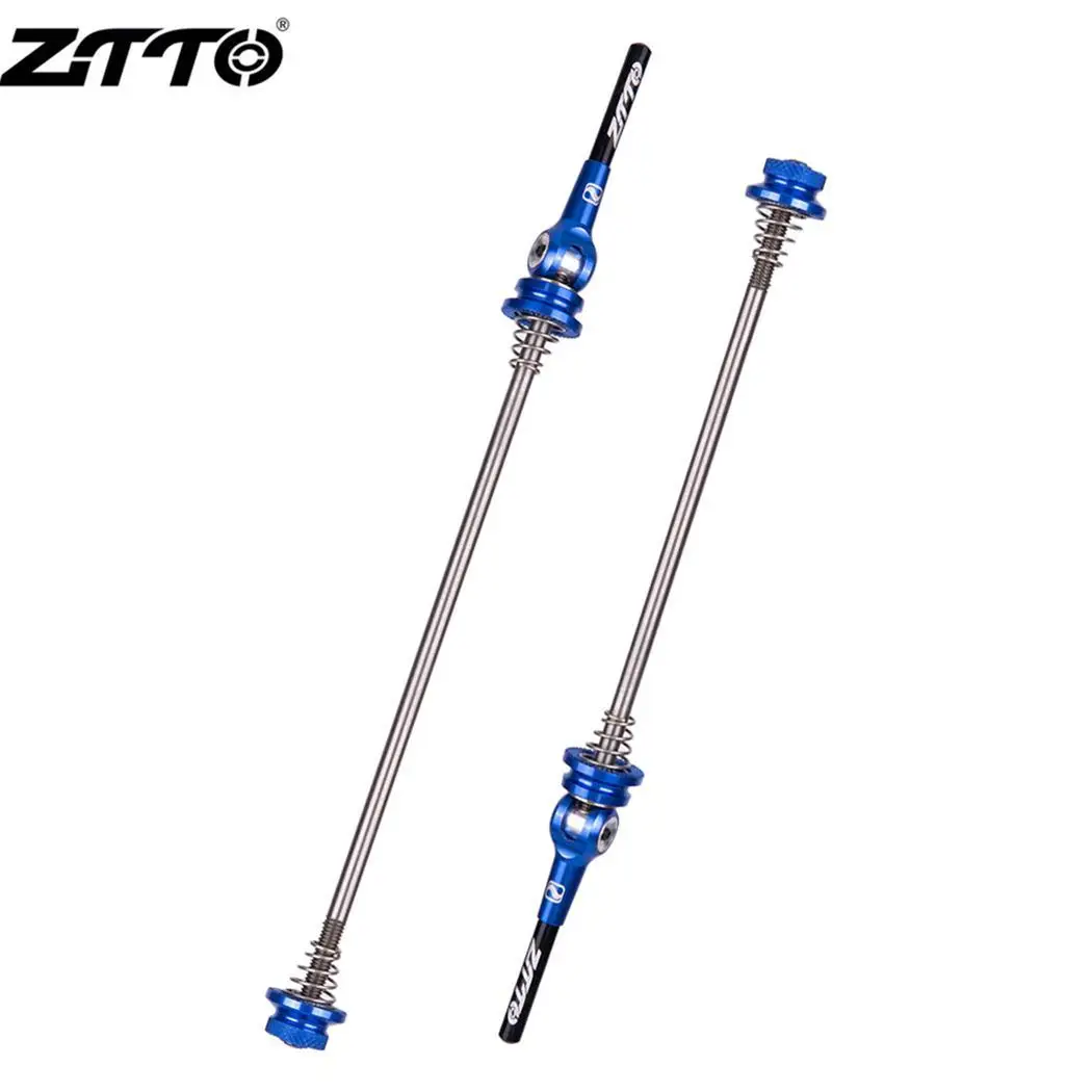ZTTO 1 Pair Bicycle QR Ti Skewers 9mm 5mm Wheel 100 135Hub Quick Release Skewers Axle Ultralight Lightweight for MTB Road Bike
ZTTO 1 Pair Bicycle QR Ti Skewers 9mm 5mm Wheel 100 135Hub Quick Release Skewers Axle Ultralight Lightweight for MTB Road Bike