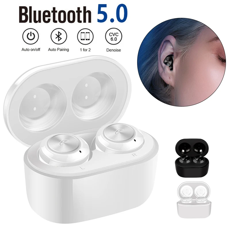 A6 TWS Wireless Bluetooth Earphone Handsfree Earbuds Heavy Bass Sport Headset In-Ear Mini Earbuds With Charging Box
A6 TWS Wireless Bluetooth Earphone Handsfree Earbuds Heavy Bass Sport Headset In-Ear Mini Earbuds With Charging Box