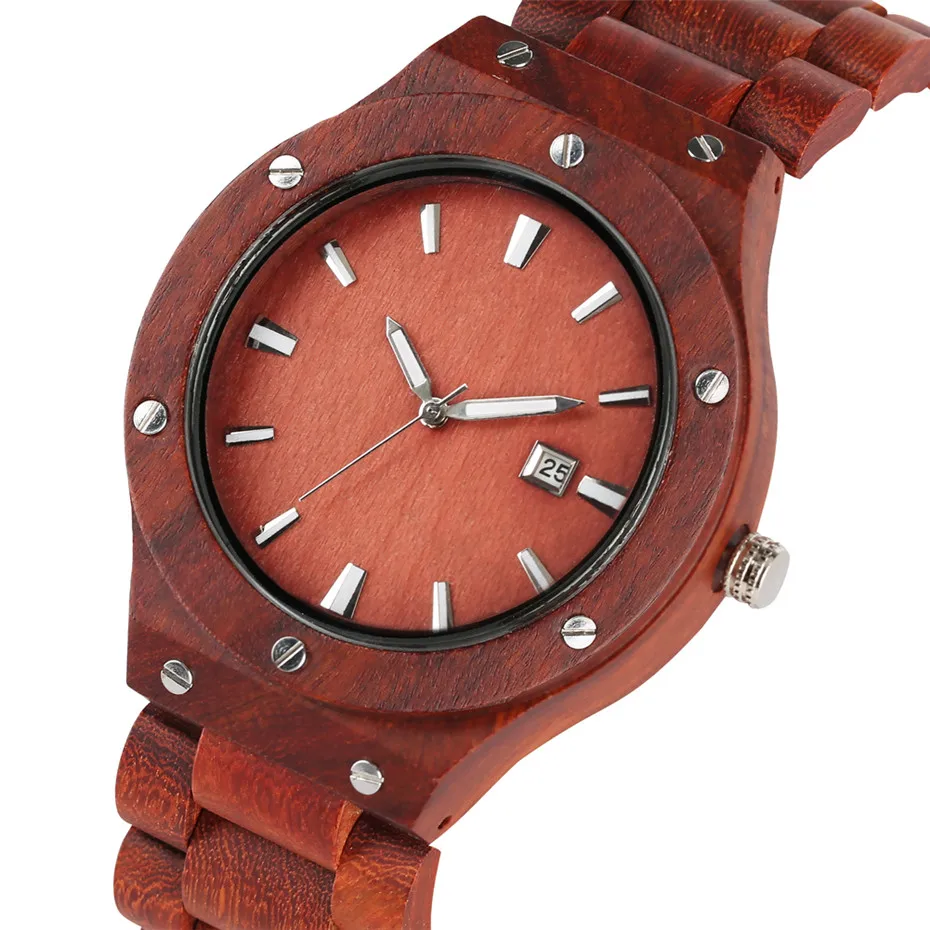 Men Full Wooden Creative Watches Date Display Quartz Nature Bamboo Wood Wrist Watch Men Bracelet Clasp Timepieces Gifts For Male
Men Full Wooden Creative Watches Date Display Quartz Nature Bamboo Wood Wrist Watch Men Bracelet Clasp Timepieces Gifts For Male
