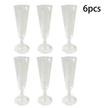 6pcs 150ML Disposable Goblet Hard Plastic Air Cup Red Wine Champagne Glass Jelly Cup Mousse Cup Ice Cream Cup Cocktail Glass
6pcs 150ML Disposable Goblet Hard Plastic Air Cup Red Wine Champagne Glass Jelly Cup Mousse Cup Ice Cream Cup Cocktail Glass