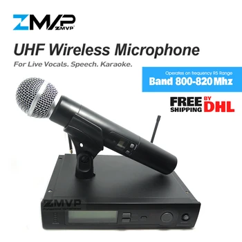 ZMVP SLX24 M58 UHF Professional Wireless Microphone System With 58 Handheld Transmitter For Stage Live Vocals Karaoke Speech
ZMVP SLX24 M58 UHF Professional Wireless Microphone System With 58 Handheld Transmitter For Stage Live Vocals Karaoke Speech