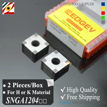 EDGEV 2 Pieces Cubic Boron Nitride CBN Insert SNGA120404 SNGA120408 or SNGA431 SNMG432 For Cutting Hardened Steel or Cast iron
EDGEV 2 Pieces Cubic Boron Nitride CBN Insert SNGA120404 SNGA120408 or SNGA431 SNMG432 For Cutting Hardened Steel or Cast iron