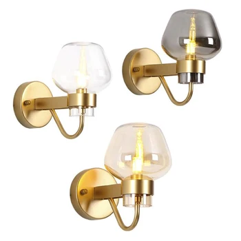 Post Modern Led Wall Lights Electroplating Glass Wall Lamps Bedroom Bedside Wall Lamps Corridor Staircase Decor Kitchen Fixtures
Post Modern Led Wall Lights Electroplating Glass Wall Lamps Bedroom Bedside Wall Lamps Corridor Staircase Decor Kitchen Fixtures