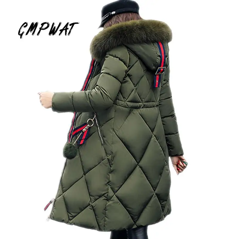 GMPWAT Big fur winter coat thickened parka women stitching slim long down parka down jacket winter coat down cotton ladies
GMPWAT Big fur winter coat thickened parka women stitching slim long down parka down jacket winter coat down cotton ladies