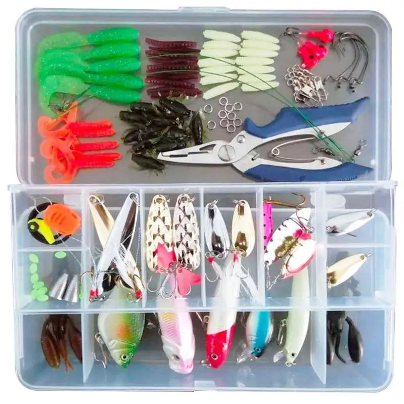 100 PCS Lure Fishing Bait Multi-function Type Soft Fake Simulative Bait For Full Swimming Layer Fishes Fishing Gear
100 PCS Lure Fishing Bait Multi-function Type Soft Fake Simulative Bait For Full Swimming Layer Fishes Fishing Gear