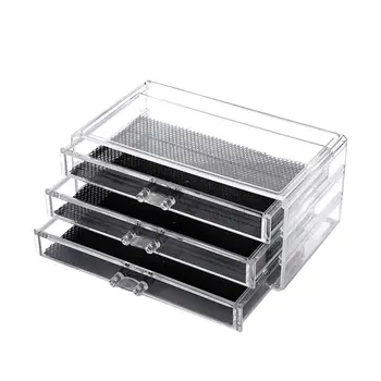 1 Pc Storage Case Jewelry Space- Saving Makeup Cosmetics 3 Drawers Plastic Storage Case for Office Home
1 Pc Storage Case Jewelry Space- Saving Makeup Cosmetics 3 Drawers Plastic Storage Case for Office Home